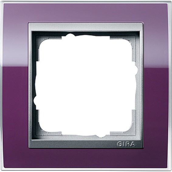 Рамка 1 пост Gira EVENT CLEAR, темно-фиолетовый глянцевый, 0211756, G0211756
