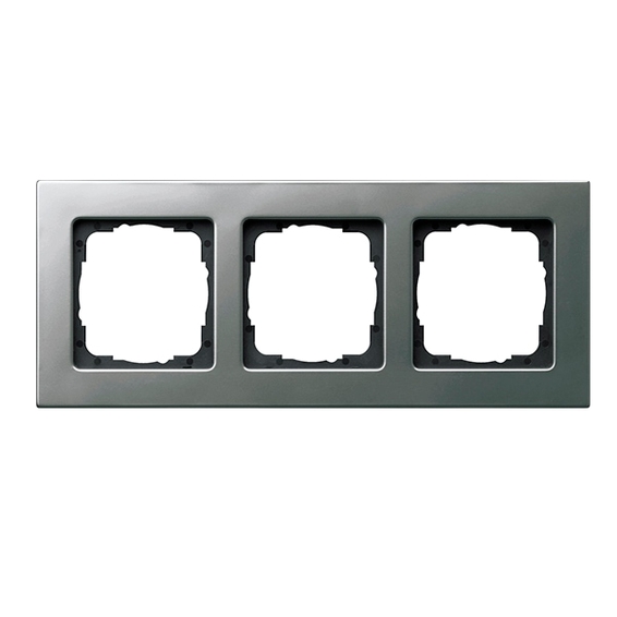 Рамка 3 поста Gira ESPRIT, черное стекло, 021305, G021305