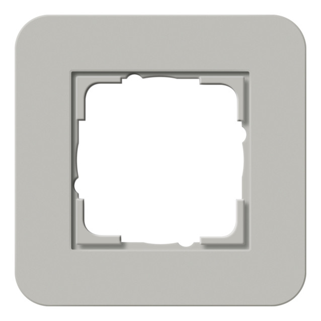 Рамка 1 пост Gira E3, серый, 0211412, G0211412
